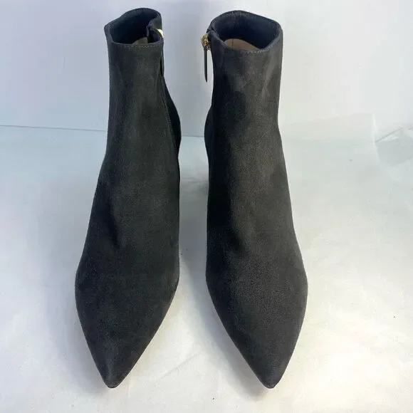 New L’AGENCE Women Jeanne Pointed Toe
Graphite Gray Brown Suede Bootie - Picture 2 of 11
